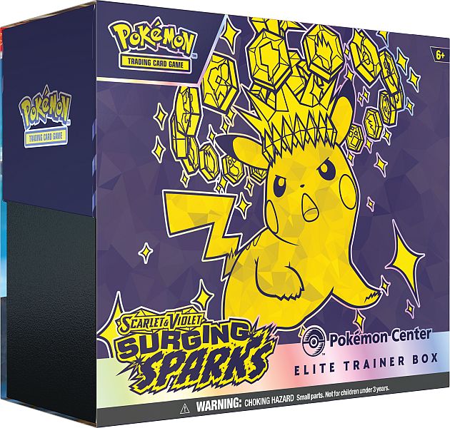 Pokemon Center Surging Sparks Elite Trainer Box